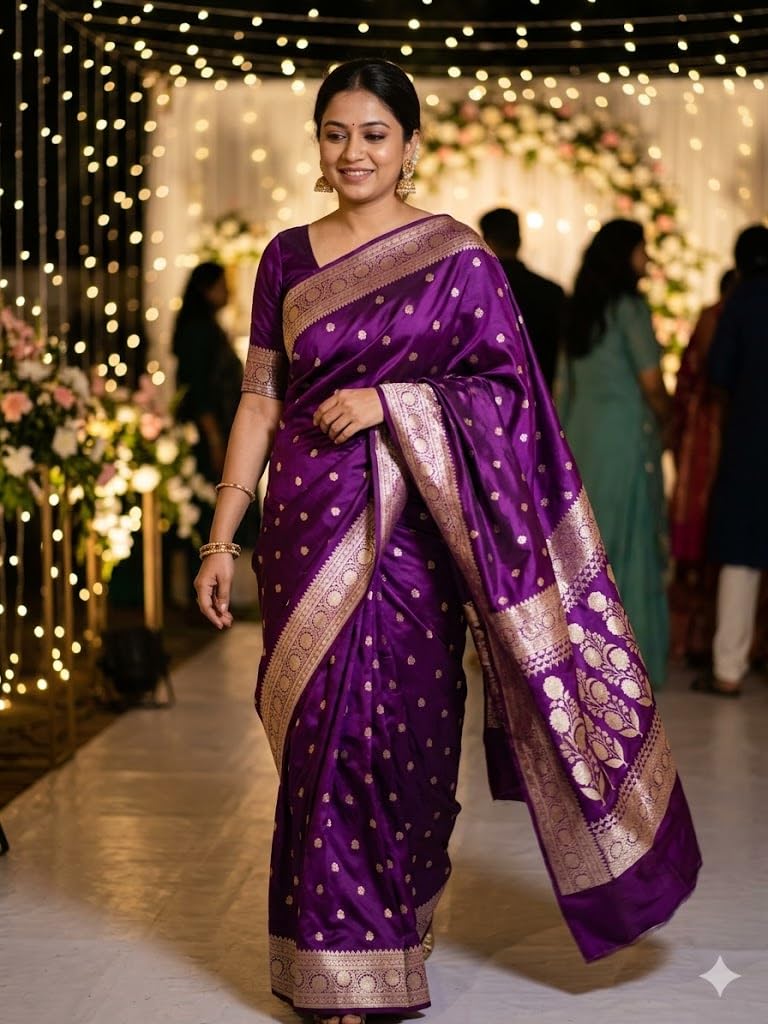 Vasthrlay Classic Traditional Saree for wedding and party wear styling