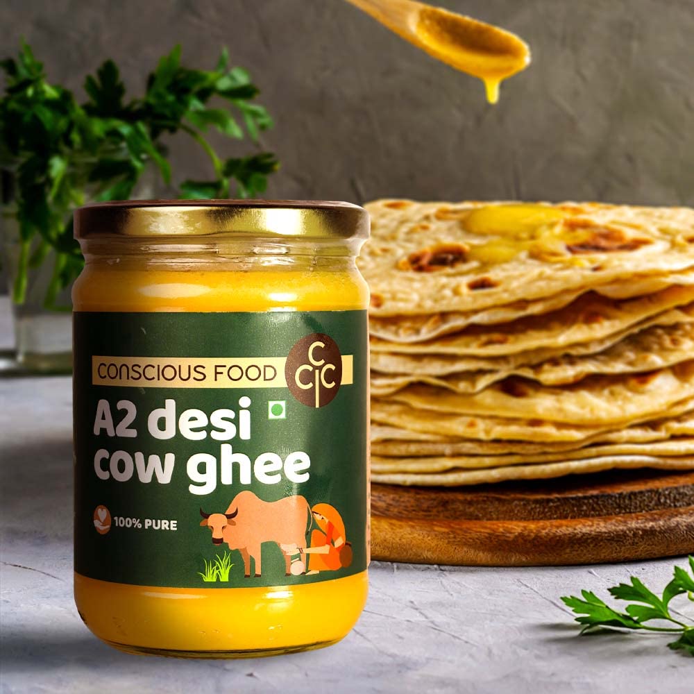 Conscious Food A2 Desi Cow Ghee - PUSHMYCART