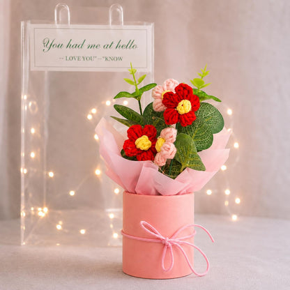 Handmade Crochet Artificial Flowers with Light - image 1