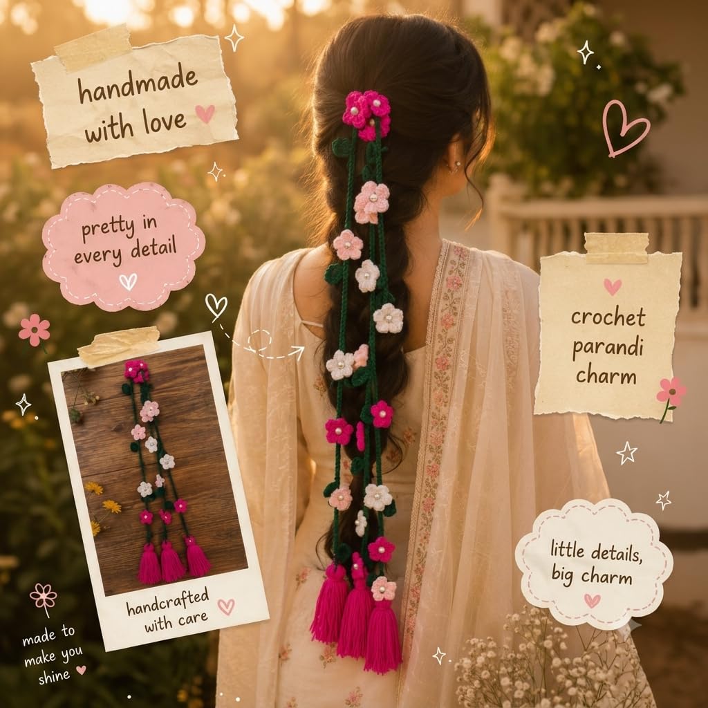 Handmade Crochet Parandi - image 2