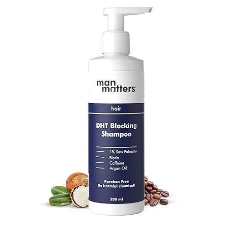 Man Matters DHT Blocking Anti Hair Fall Shampoo - PUSHMYCART