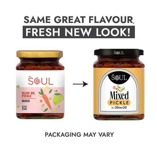 ADF Soul Mixed Pickle in Olive Oil - PUSHMYCART