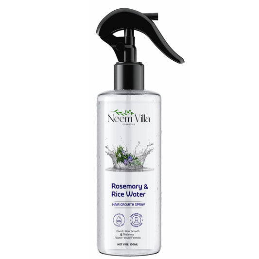 Neem Villa Rosemary & Rice Water Hair Growth Spray 300ml