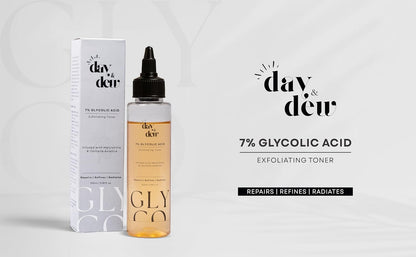 Day & Dew 7% Glycolic Acid Exfoliating Toner