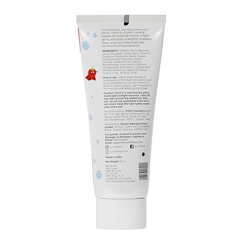 Little Joys Strawberry Flavour Toothpaste - PUSHMYCART
