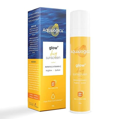 Aqualogica Detan+ Dewy Lightweight Sunscreen with SPF 50+