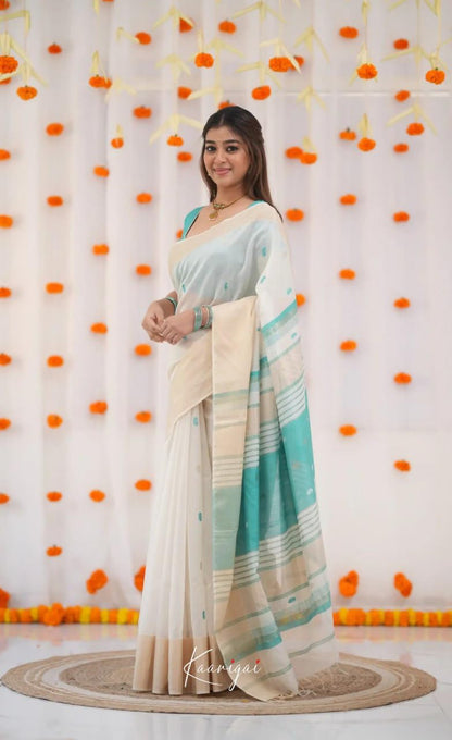Vasthrlay Kanjivaram Classic Saree with decorative wedding design
