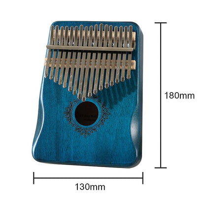 Palap 17 Key Kalimba Thumb Piano with Engraved Notes Wood