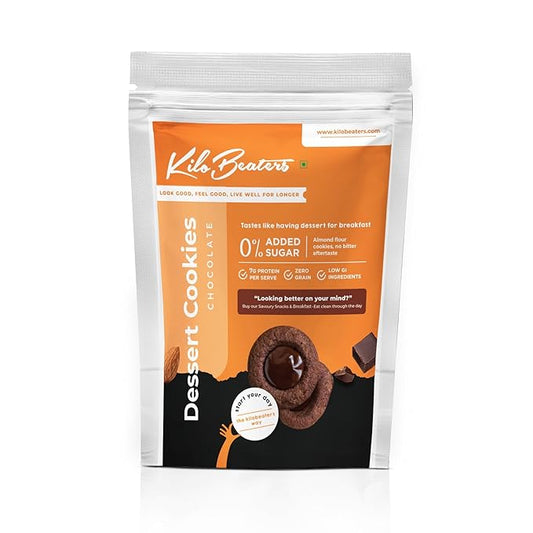 Kilobeaters Keto Friendly Chocolate Dessert Healthy Diet Cookies Biscuits 
