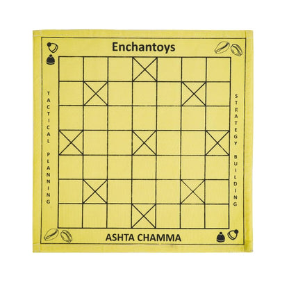 Ashta Chamma Cotton Fabric Board Game- Yellow