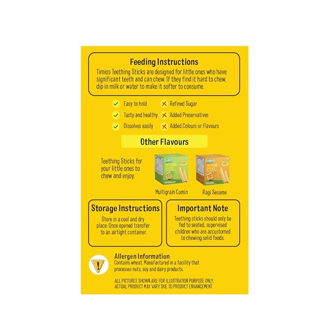 Timios Organic Teething Sticks - PUSHMYCART
