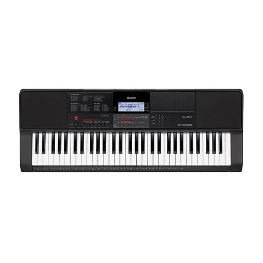 Casio CT-X700 61 Key Touch Sensitive Portable Keyboard Black