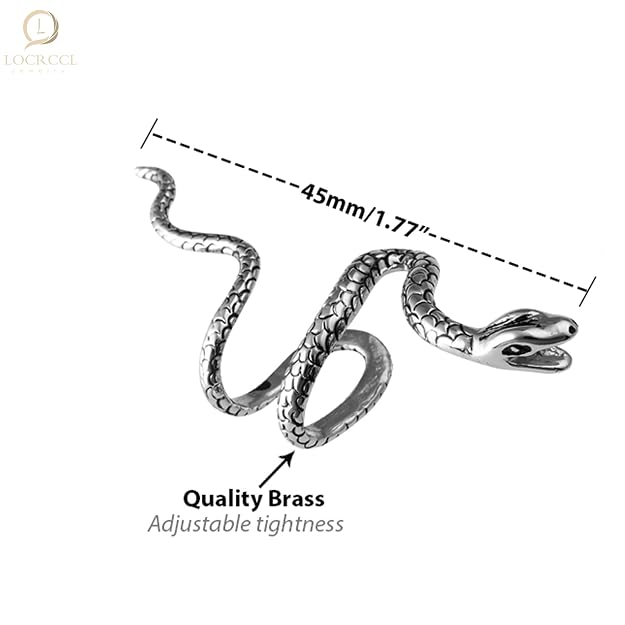 Snake Ear Cuff Stud Earring Punk Retro Climber Ear Cuff