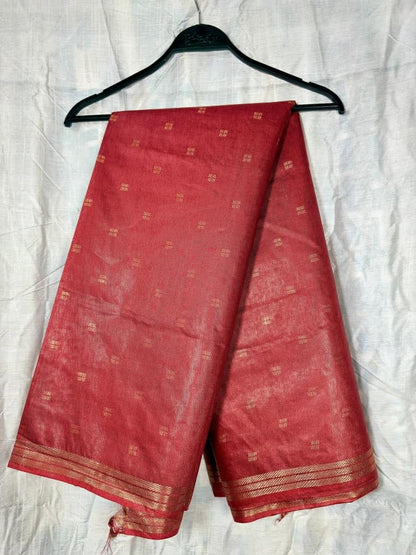 Vasthrlay Handwoven Classic Saree with decorative traditional design