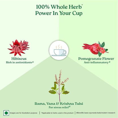 Organic India Tulsi Green Tea Pomegranate