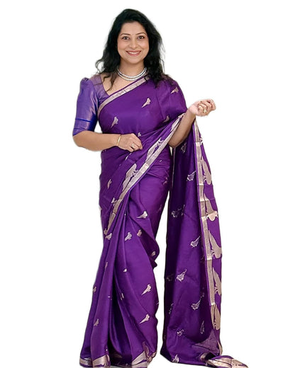 Vasthrlay Classic Banarasi Traditional Saree for festive ethnic occasions