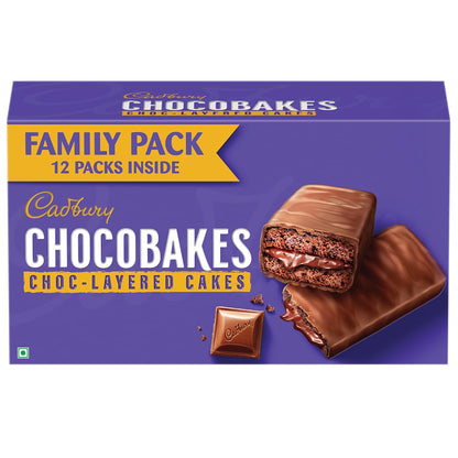 Cadbury Chocobakes ChocLayered Cakes(pack of 12)