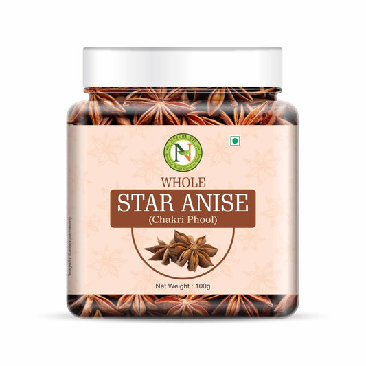 NatureVit Star Anise Chakri Phool | Aromatic Spice Imported from Vietnam
