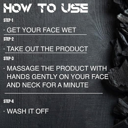 Riffway Charcoal Tube Face Wash - PUSHMYCART