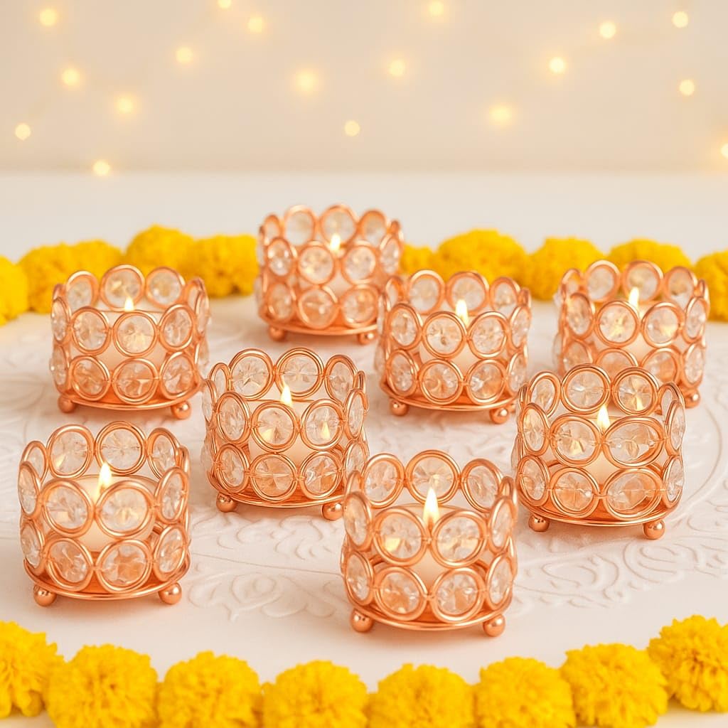 Crystal Tealight Candle Holder