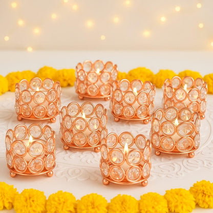 Crystal Tealight Candle Holder