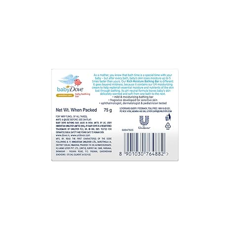 Baby Dove Rich Moisture Bathing Bar