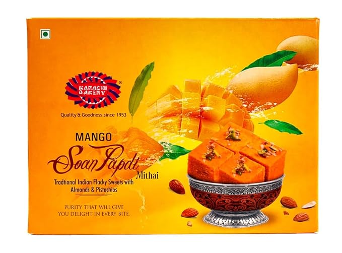 Karachi bakery Mango Soan Papdi - PUSHMYCART