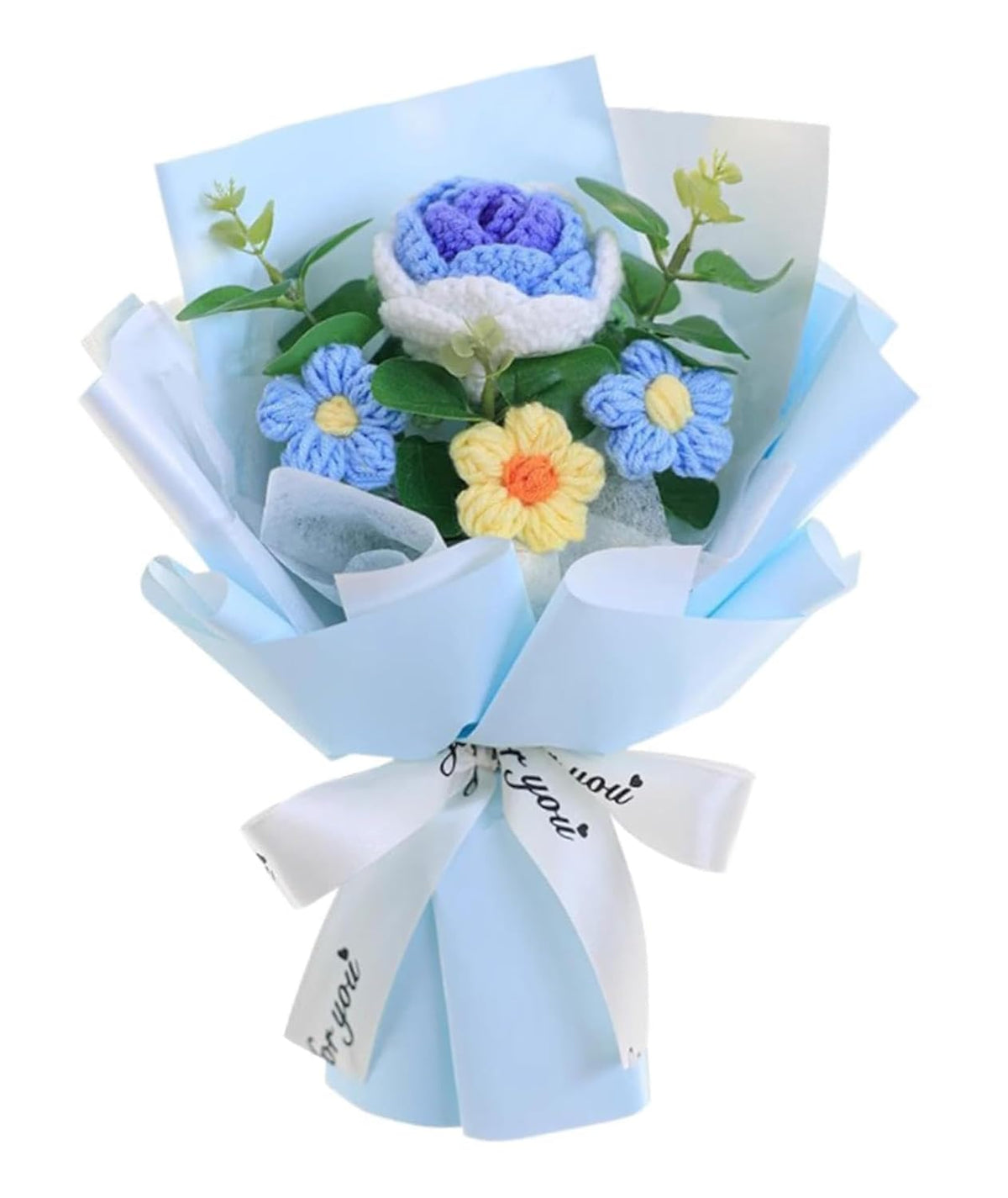 SQUISHCO Crochet Flower Bouquet