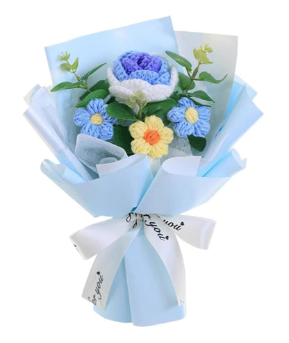SQUISHCO Crochet Flower Bouquet