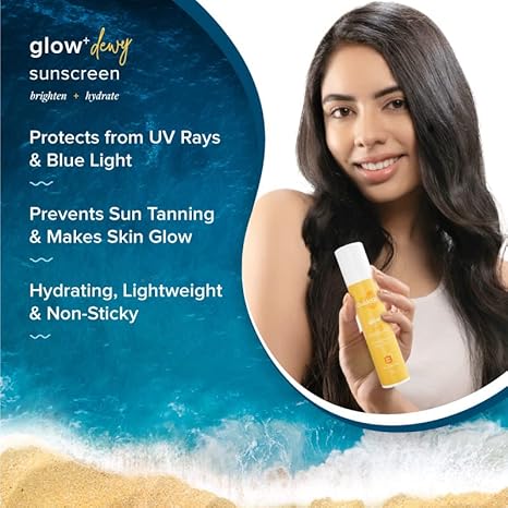 Aqualogica Detan+ Dewy Lightweight Sunscreen with SPF 50+