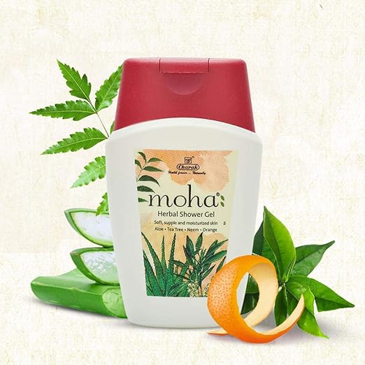 Moha Herbal Shower Gel bottle - PUSHMYCART