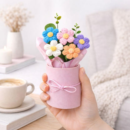 Handmade Mix Crochet Bouquet- Pack of 1 - image 3