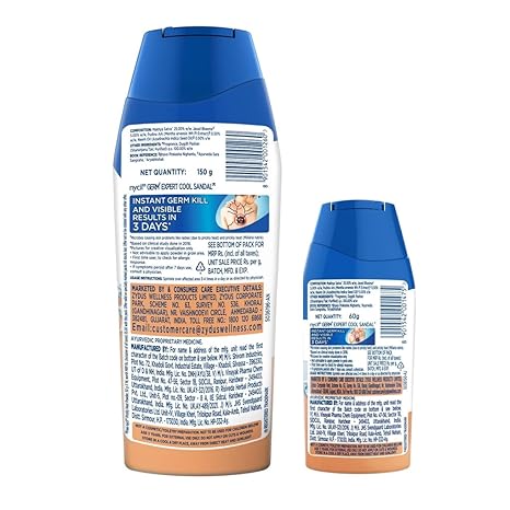 Nycil Cool Sandal Prickly Heat Talcum Powder - PUSHMYCART