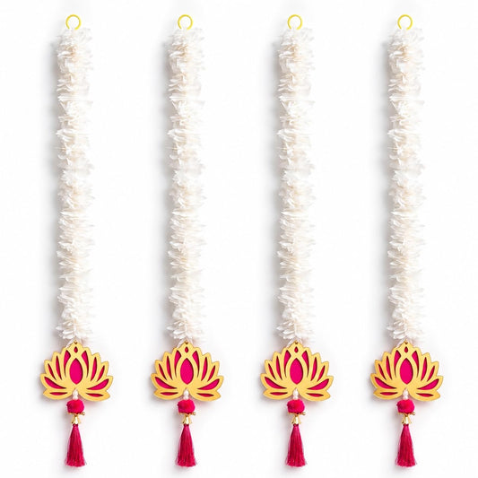 Jeevan Handicraft Golden Floral Lotus Hanging