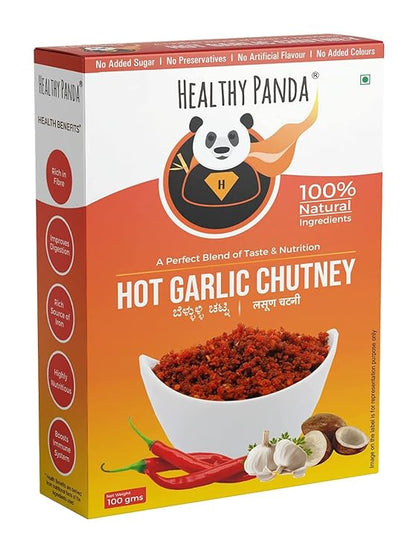 HEALTHY PANDA Hot Garlic Chutney - PUSHMYCART