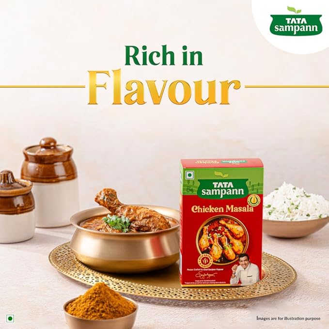 Tata Sampann Chicken Masala with Natural Oils, 100g - PUSHMYCART