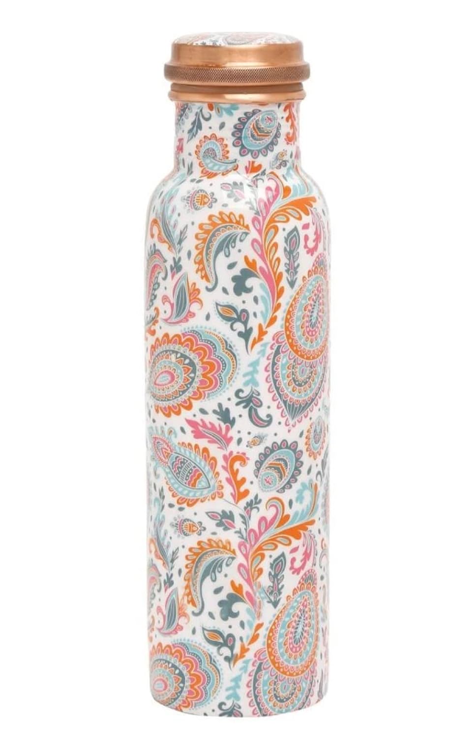 Pure Copper Designer Water Bottle | 1000ml