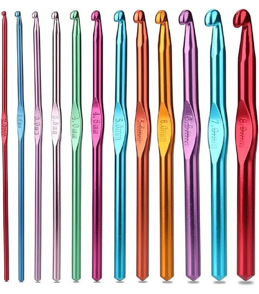 12 Pcs Crochet Needles, Knitting Needles, Crochet Kit - image 1