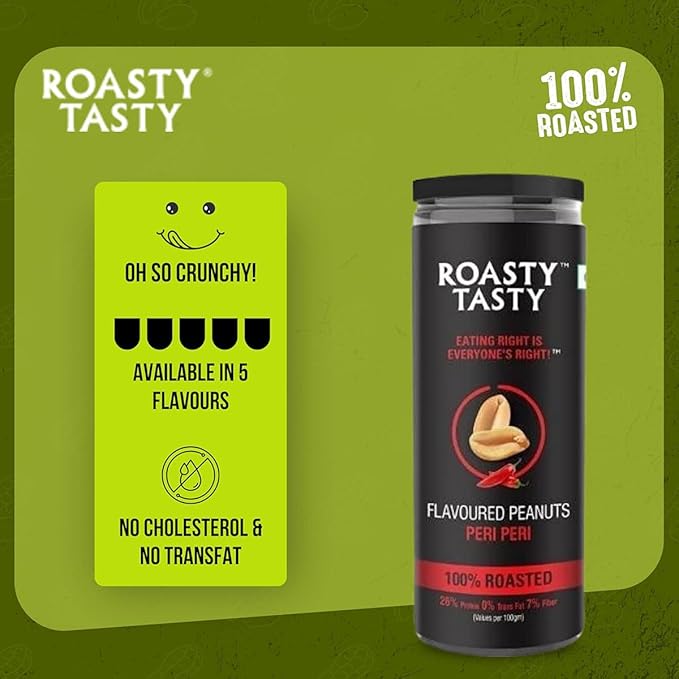 Roasty Tasty Peri Peri Flavour Roasted Peanuts