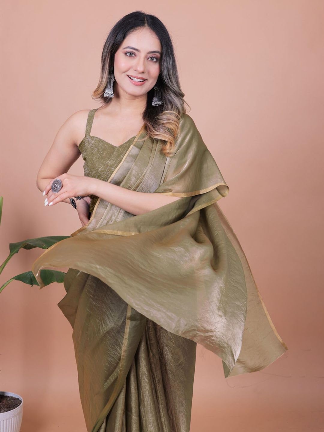 Vasthrlay Lavender Traditional Saree with elegant ethnic styling