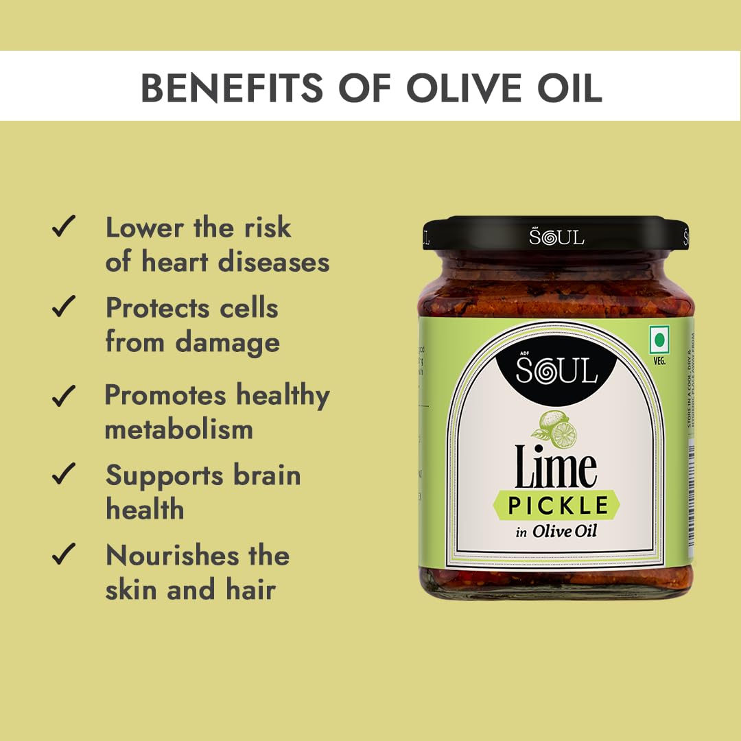 ADF Soul Lime Pickle in Olive Oil - PUSHMYCART