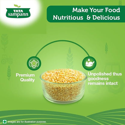 Tata Sampann Unpolished Moong Dal (Split) - PUSHMYCART