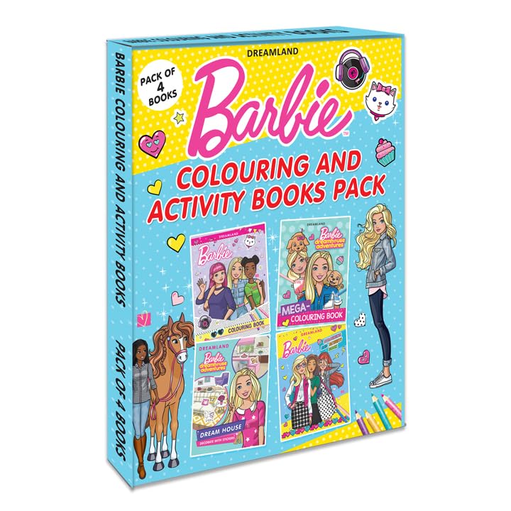 Barbie Colouring and Activity Books Pack 