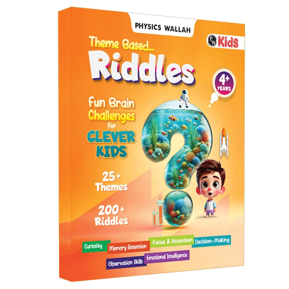 200+ Theme Based Riddle Book for Kids, Fun Learning & Interactive Brain Teasing Activity
