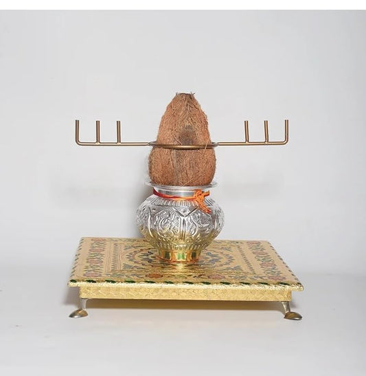 varalakshmi Pooja kalasam Flower Stand - PUSHMYCART