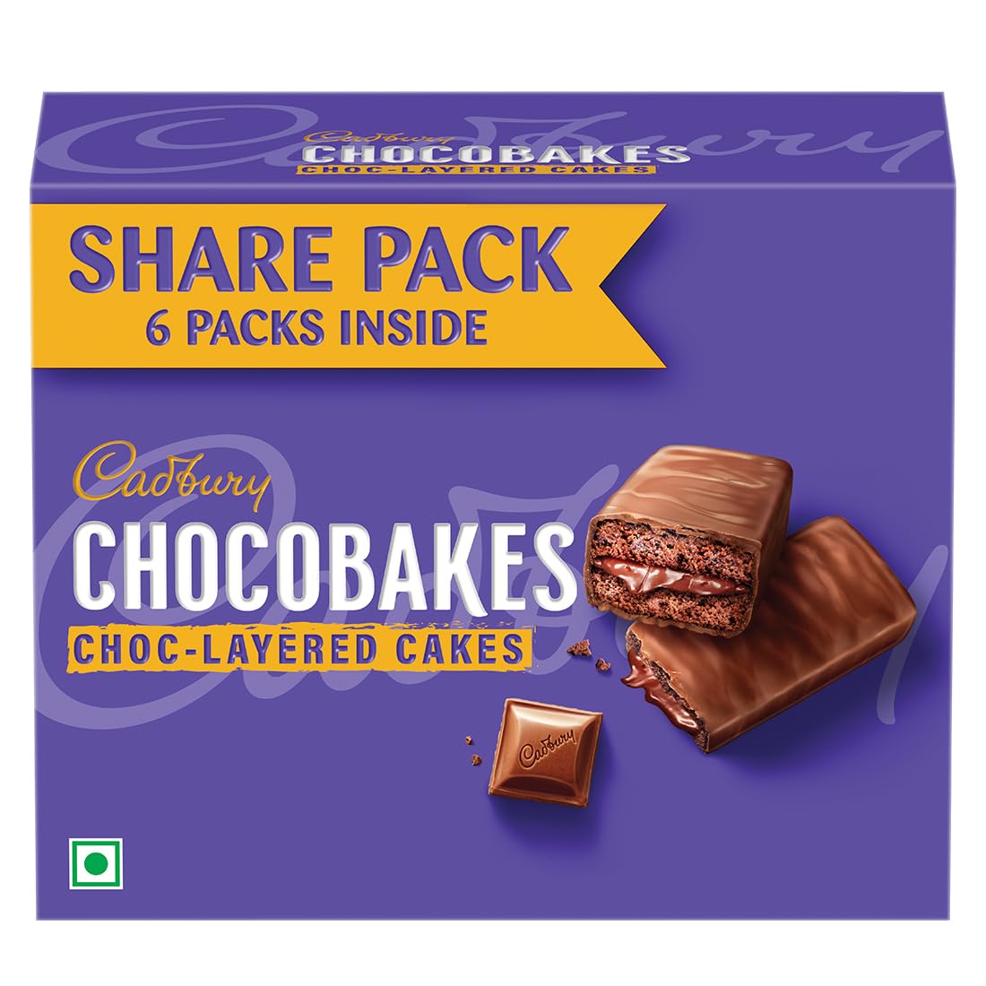 Cadbury Chocobakes ChocLayered Cakes (pack of 6)