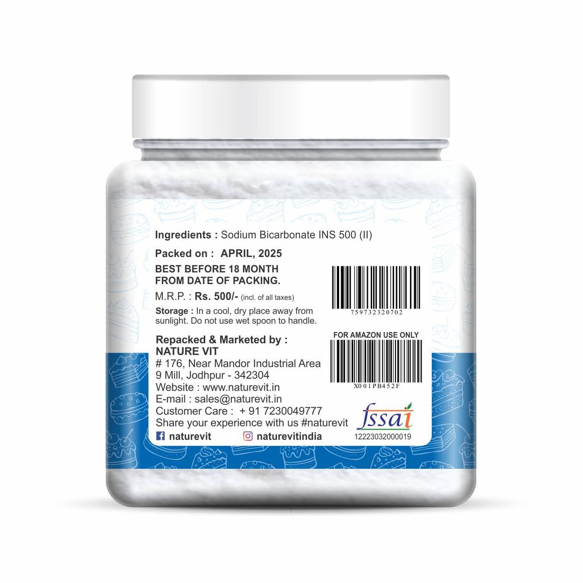 NatureVit Baking Soda