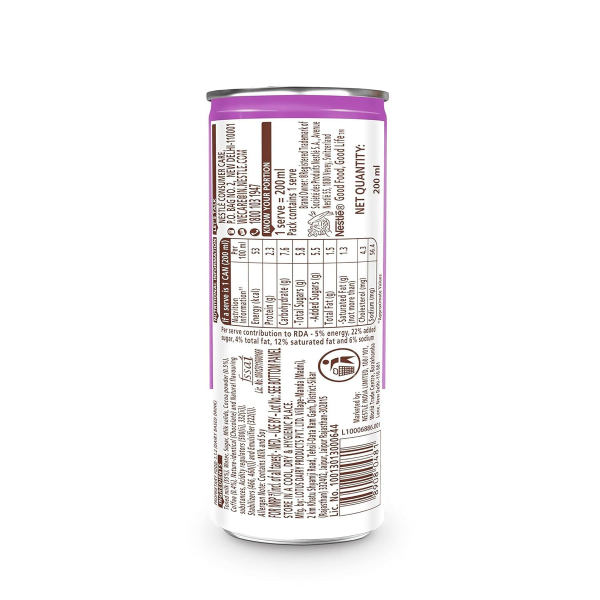 Nescafe Drinks choco latte