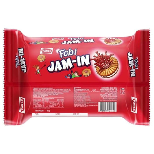 Parle Fab Jam-In Mixed Fruit Sandwich Biscuits 495gm