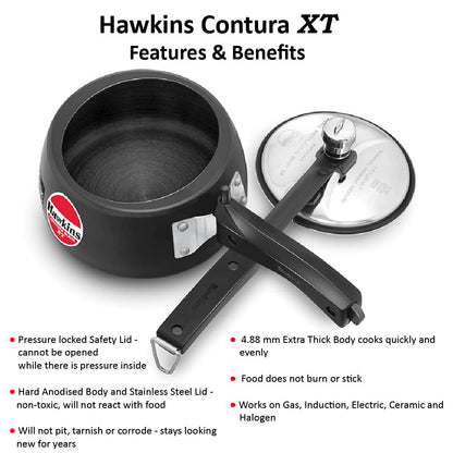 Hawkins Contura Black XT Induction Compatible